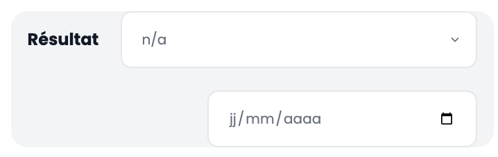 Résultat du retour client